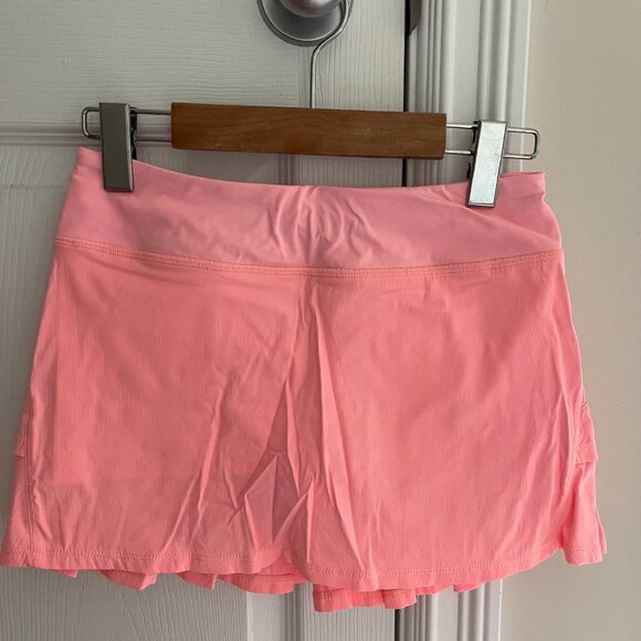 Ivivva Set the Pace Pastel/Neon Orange Skirt - Picture 2 of 6